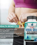 Colon Cleanse, Colon Detox, Colon Cleanse Pills, Colon Cleanser, Herbal Laxative, Detox Cleanser, Detox Supplements for Bloating, Constipation Relief, Digestive Health, Bowel Movement. 60 Vegan Caps