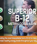 Bronson Methyl B12 5000 Mcg Vitamin B12 Methylcobalamin Energy & Brain Support 60 Lozenges