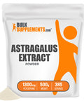 BulkSupplements Astragalus Extract Powder - Apigenin Supplement - Lung Support Supplement - Kidney Support - Adaptogen Powder - Astragalus Root Supplement (500 Grams - 1.1 lbs)