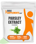 BulkSupplements Parsley Extract Powder - Herbal Supplement Powder, Antioxidants Source - - 1000mg , 500 Servings (500 Grams 1.1 lbs)