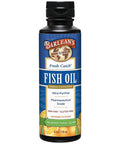 Barlean's Organic Oils Fresh Catch Fish Oil Orange Flavor 8-Ounce Bottle