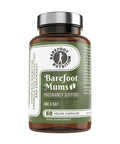 Barefoot Nutrition - Mums Pregnancy Support - Comprehensive Daily Nutrient Support for Before During and After Pregnancy - Contains Folic Acid Vitamin D3 B12 and More - 60 Vegan Capsules