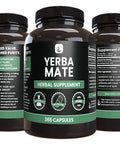 PURE ORIGINAL INGREDIENTS Yerba Mate (365 Capsules), No Magnesium Or Rice Fillers, Always Pure, Lab Verified