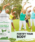 Mother Nature Organics Superfoods for Organic Living Moringa Capsules 1000Mg, From Organic Certified Moringa Leaves Powder - Greens Superfood Supplement - Energy, Focus, Lactation Support, Vitamin C For Immune Support - Vegan, Non-Gmo (120 Count)