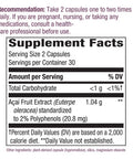 Nature'S Way Premium Acai Extract Superfruit, Supports Antioxidant Activity*, 60 Vegan Capsules