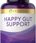 Happy Gut Support | 180 Capsules | Vegetarian, Non-Gmo, Gluten Free | By Carlyle