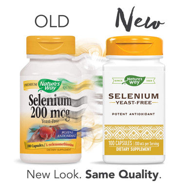 Nature's Way Selenium 200 mcg 100 Capsules