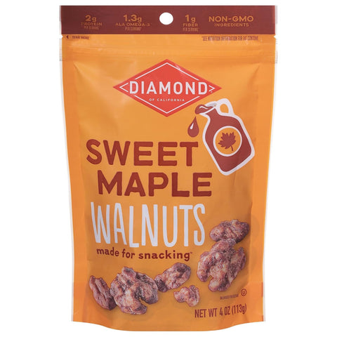 Diamond of California Himalayan Pink Salt Walnut Snack Nuts 4 oz.