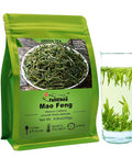 Fullchea - Mao Feng - Chinese Green Tea Loose Leaf Tea - Maofeng Bulk Green Tea - Fresh Floral Flavor - Help To Digest (8.8oz / 250g)