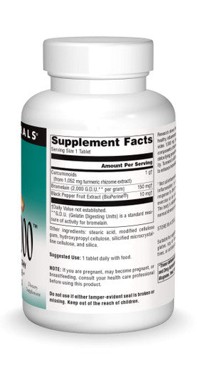 Source s Turmeric 1000 mg Curcuminoids - 120 Tablets