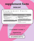 Lemme Debloat - Digestive & Gut Health Gummies With 2 Clinically Studied Probiotics & Prebiotic, 3 Billion Cfus - Vegan, Gluten Free, Non Gmo, Blackberry Flavor (60 Count)