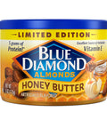Blue Diamond Almonds Honey Roasted Flavored Snack Nuts, 6 oz, Pack of 1