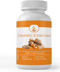 PURE ORIGINAL INGREDIENTS Cayenne Pepper & Turmeric Curcumin Capsules Bundle (100 Capsules Each) No Additives Or Fillers, Lab Verified
