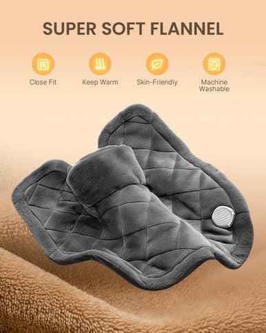 Christmas Gifts For Women Men, Weighted Heating Pad For Neck And Shoulders And Back, Idoo 1.2Lb Neck Heating Pad For Neck Pain, Fsa Hsa Eligible, Heated Neck Wrap Pain Relief, Etl Certified, 21"X22"