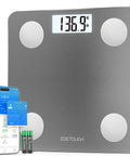 Zoetouch Smart Bathroom Scale For Body Weight Digital Weighing Scale With Bmi Body Fat Muscle Mass Bluetooth Machine For People Work With App 14 Body Composition Analyzer
