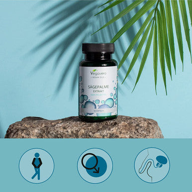 Saw Palmetto Oil VegaveroÃƒâ€šÃ‚Â® | ProstpalmÃƒâ€šÃ‚Â® with 90% Fatty Acids | Prostate Supplement | NO Additives | 60 Vegan Capsules Vegan | Serenoa repens