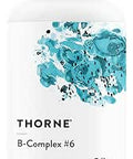 Thorne BComplex #6 Vitamin B Complex With Active Forms Of Essential B Vitamins and Extra B660 Servings