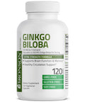 Bronson Ginkgo Biloba Extra Supports Brain Function & Memory Support, 120 Vegetarian Capsules