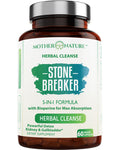Mother Nature Organics Superfoods for Organic Living Stone Breaker Chanca Piedra Capsules, Dissolve Kidney & Gallbladder, Detoxify Urinary Tract, Flush Impurities, Kidney Support With Celery Seed Extract - 60 Veg Capsules