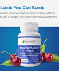 Ez Melts Dissolvable Multivitamin With Iron For Women & Men, Sugar-Free, 1-Month Supply