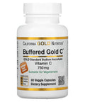 Buffered Vitamin C Capsules, 750 Mg, 60 Veggie Capsules, California Gold Nutrition, 3 Pack