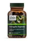Gaia Herbs Astragalus Supreme - Immune and Antioxidant Support Herbal Supplement - With Astragalus Root, Schisandra Berry, and Ligustrum - 120 Vegan Liquid Phyto-Capsules (30-Day Supply)