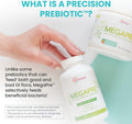 Microbiome Labs MegaPre - Dairy Free Prebiotic Supplement - Digestion Supplement to Support Bfidobacteria + Muciniphilia - Prebiotic Fiber for Gut Health & Optimal Digestion (180 Capsules)
