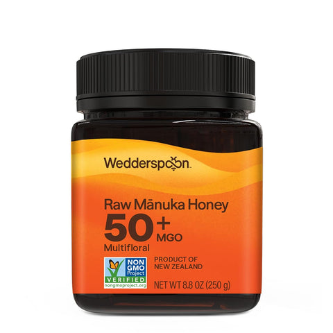 Wedderspoon Raw Manuka Honey 150+ MGO, 12 Oz, Squeeze Bottle, Unpasteurized New Zealand Honey, Non-GMO, BPA-Free Jar, Superfood & Natural Wellness Support
