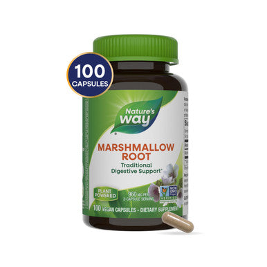 Nature'S Way Premium Herbal Marshmallow Root 960 Mg Per Serving 100 Vcaps