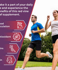 SUSTAINANCE Red Vine Leaf Extract 1400Mg & Horse Chestnut Extract 100Mg Supplement For Leg, Vein Circulation Heart Skin (60 Capsules - 2 Bottle)