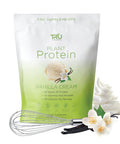 TRU Supplements Plant Based Protein Powder BCAA EAA 20g Vegan Brown Rice & Pea Protein 100 Calories 27 Vitamins No Artificial Flavors 25 Servings (Vanilla)