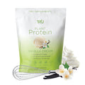 TRU Supplements Plant Based Protein Powder BCAA EAA 20g Vegan Brown Rice & Pea Protein 100 Calories 27 Vitamins No Artificial Flavors 25 Servings (Vanilla)
