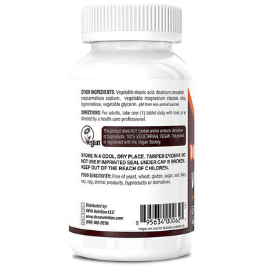 Deva Vegan Vitamin C, 500 MG with Elderberry, Eusacea, Zinc & More, Vegan & No Animal Ingredients, 90 Tablets, 1-Pack
