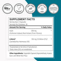 Supersmart Lactobacillus Rhamnosus GG 100 mg Per Day 10 Billion CFU Probiotic Strain Supplement Support Healthy Intestinal Vaginal Flora NonGMO Gluten Free 60 DR Capsules