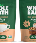WHOLE EARTH Monk Fruit Sweetener with Erythritol, Plant-Based Sugar Alternative, 4LBS