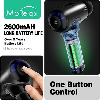 Cotsoco Massage Gun Deep Tissue,Portable Percussion Muscle Massager For Whole Body Back Pain Relief,Electric Handheld Sport Massager With 5 Massage Heads 5 Speed