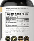 Calcium | 1200mg | with Vitamin D3 | 300 Tablets | Vegetarian, Non-GMO, and Gluten Free | by Carlyle