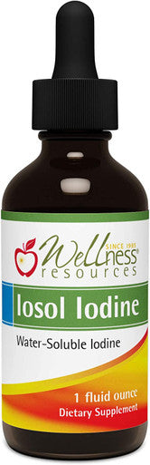 Iosol Iodine High Potency Watersoluble Liquid Iodine For Thyroid Health 1 Fluid Ounce Vegan