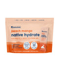 NativePath Native Hydrate Stick Packs Sugar Free Electrolytes Powder with BCAAs Peach Mango Hydration Keto & Paleo Friendly 30 Servings