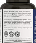 LES Labs DeToxx Better Mornings Liver Support Alcohol Metabolism Electrolyte Replenishment Prickly Pear Milk Thistle LCysteine 60 Capsules