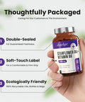 Vitabright Starflower Oil Capsules 1000mg 3 Months High GLA Borage Oil Capsules with Vitamin B6 Cold Pressed Star Flower Oil Capsules (1000mg Softgels) Vitabright Starflower Oil Capsules High Strength