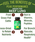 Grass Fed Beef Lung Capsules. Lung Support Supplement. Organs, Glandular, Lung Health Supplements. Desiccated To Retain Nutrients