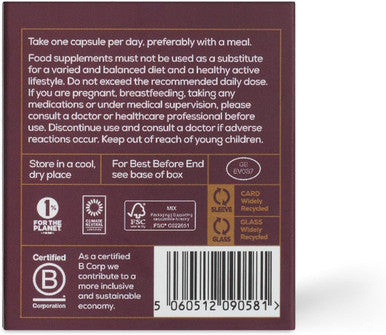 Ancient + Brave Noble Collagen - Type 2 Collagen Capsules For Joint Health, Healthy Bones & Ligaments - Enhanced With Vitamin C, Boswellia Serrata & Manganese - Gluten , Soy , 30 Capsules