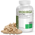 Moringa Oleifera 5000 mg Powder Capsules Extra High Potency 50:1 Extract Energizing Superfood Antioxidant, 120 Vegetarian Capsules
