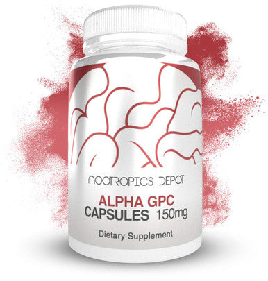 Alpha GPC Capsules | 150mg | 180 Count | Cholinergic Supplement | Brain Health Supplement | Supports Healthy Brain Function | Enhance Cognition, Memory + Focus