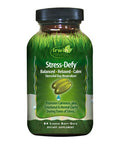 Irwin Naturals Stress-Defy - 84 Liquid Soft-Gels - Promotes Calmness & Relaxation - With Rhodiola & L-Theanine - 84 Servings