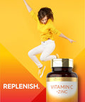 Carlyle Vitamin C With Zinc 250 Softgels Bioavailable Ascorbic Acid Zinc Oxide Non-Gmo And Gluten Supplement