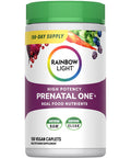 Rainbow Light Prenatal One High Potency Daily Multivitamin with Folate Ginger and Probiotics Supports Mom and Baby from Conception to Nursing; Vegan 150 Tablets Pack May VaryRainbow Light Prenatal One' Multivitamin 90 Tablets