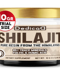 Dedicad Shilajit Pure Himalayan Organic 10G Contains Natural Fulvic Humic Acid and 85+Trace Minerals Shilajit Resin Supplement Support