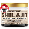 Dedicad Shilajit Pure Himalayan Organic 10G Contains Natural Fulvic Humic Acid and 85+Trace Minerals Shilajit Resin Supplement Support